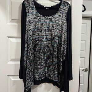 Karen Kane pullover tunic blouse in size XL